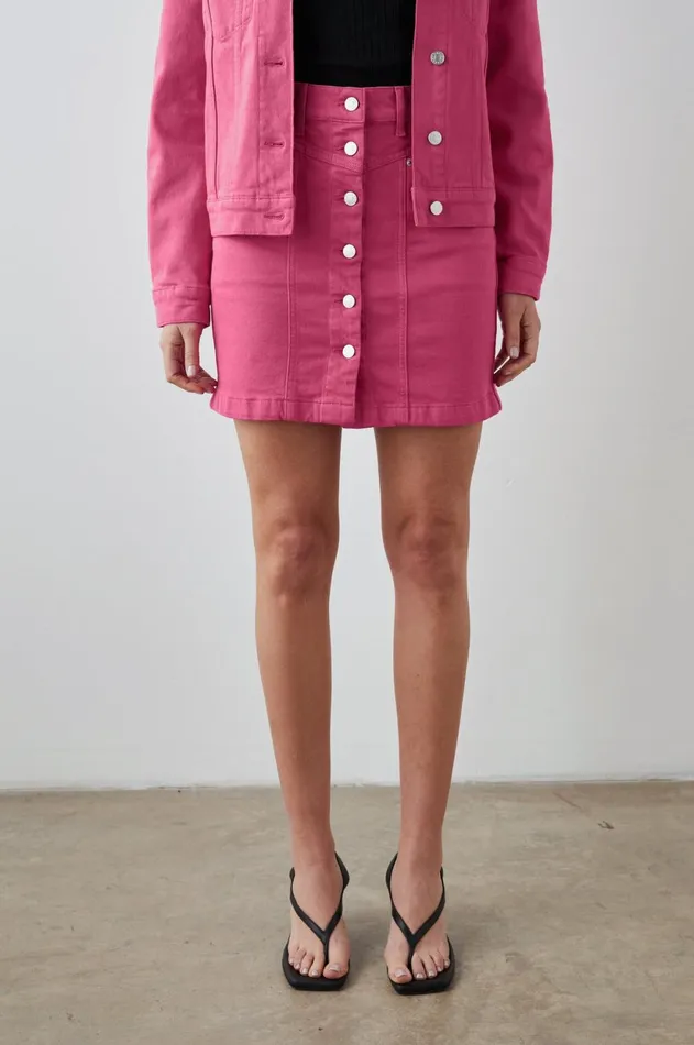 Denim Women Rails Canyon Skirt Hibiscus