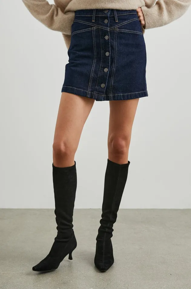 Denim Women Rails Canyon Skirt Midnight Blues
