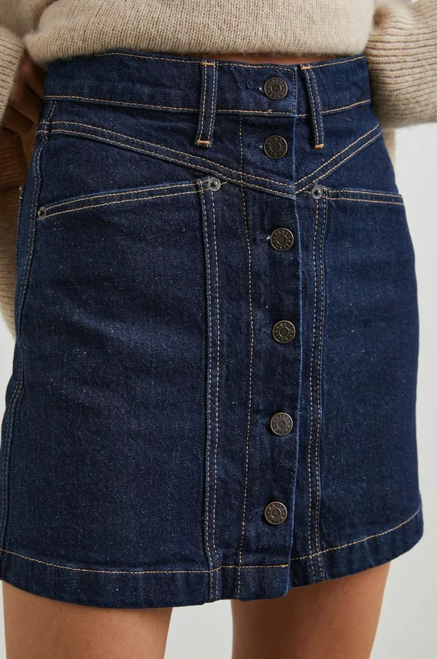 Denim Women Rails Canyon Skirt Midnight Blues