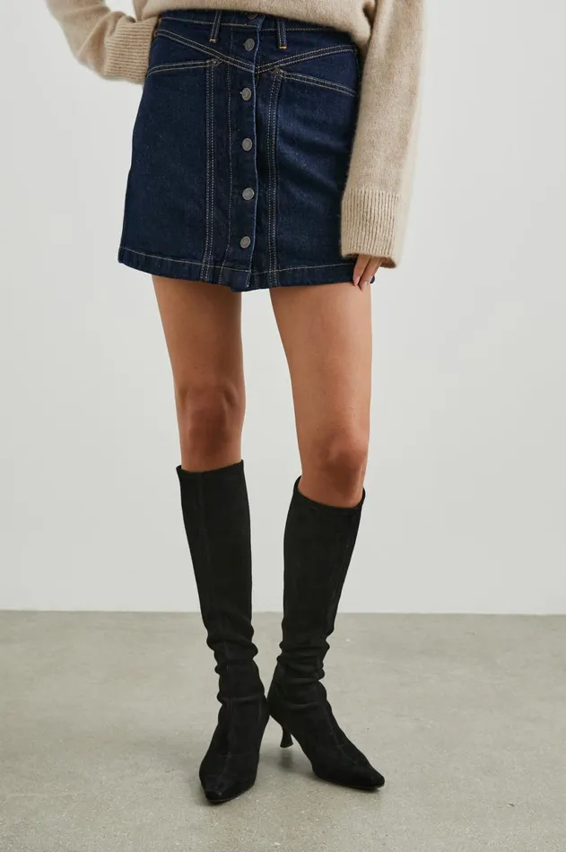 Denim Women Rails Canyon Skirt Midnight Blues