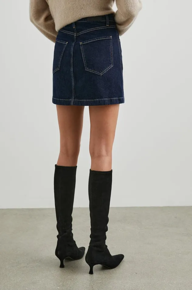 Denim Women Rails Canyon Skirt Midnight Blues