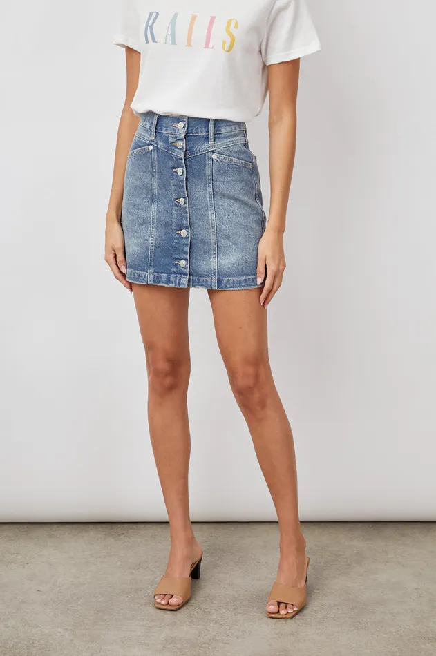 Denim Women Rails Canyon Skirt Old Indigo