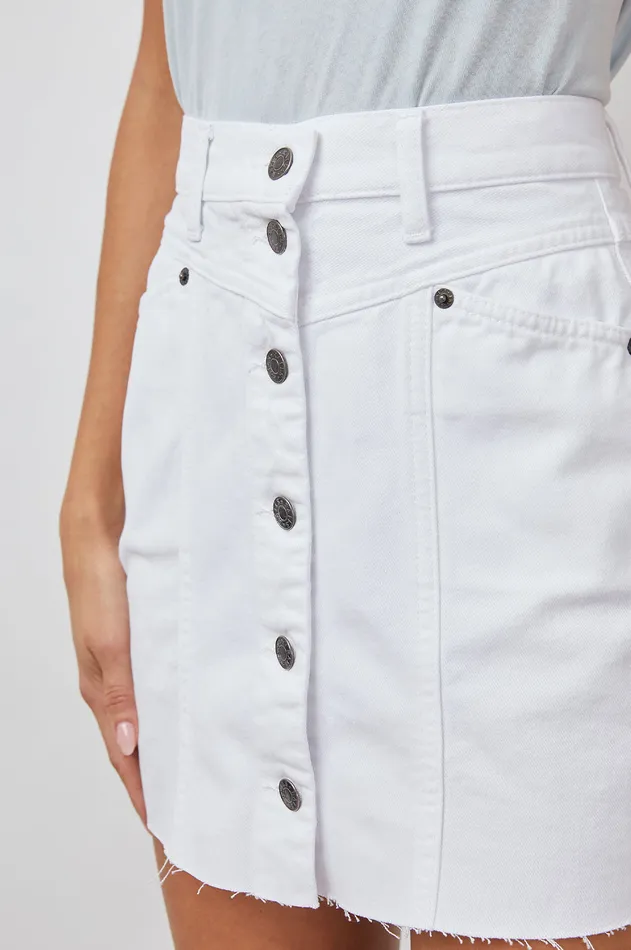 Denim Women Rails Canyon Skirt Salt White