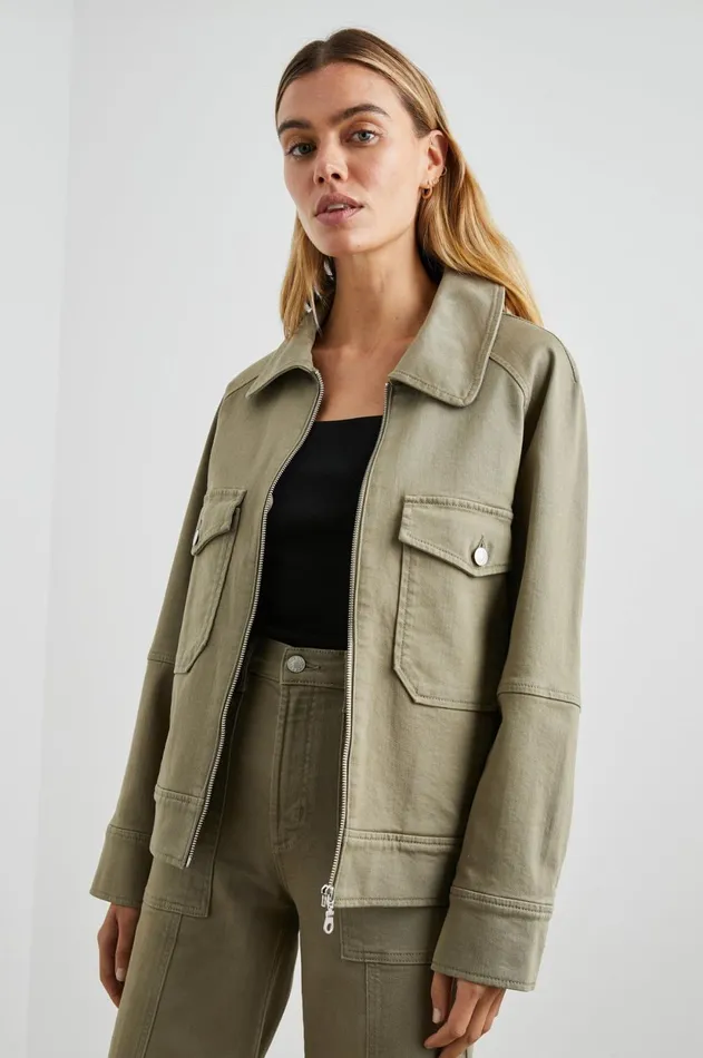 Denim Women Rails Cheyenne Jacket Washed Olive