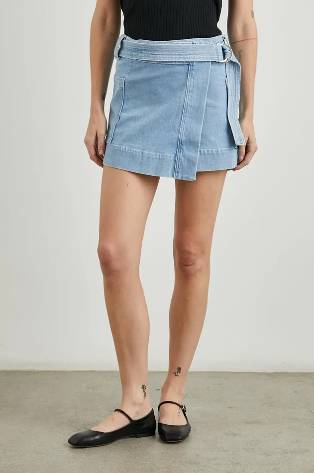 Denim Women Rails Deanna Skirt Blue Mist