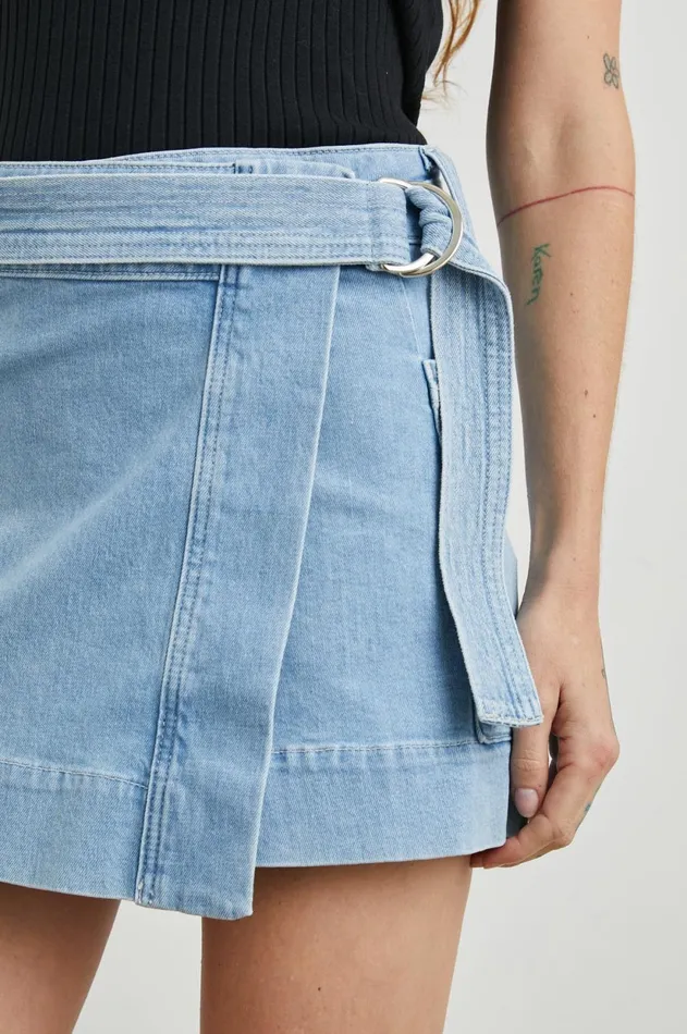 Denim Women Rails Deanna Skirt Blue Mist