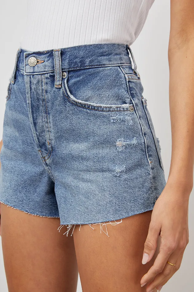 Denim Women Rails Fairfax Short Atlantic Blue