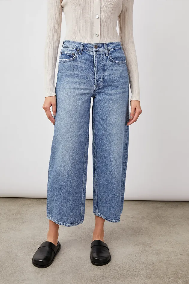 Denim Women Rails Getty Crop Wide Leg Geranium
