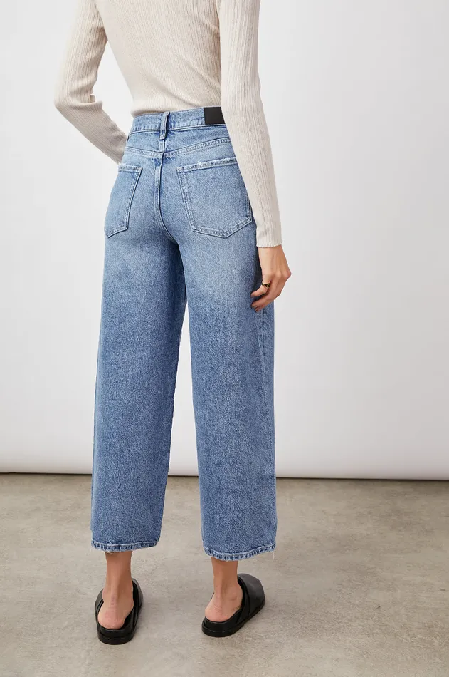 Denim Women Rails Getty Crop Wide Leg Geranium