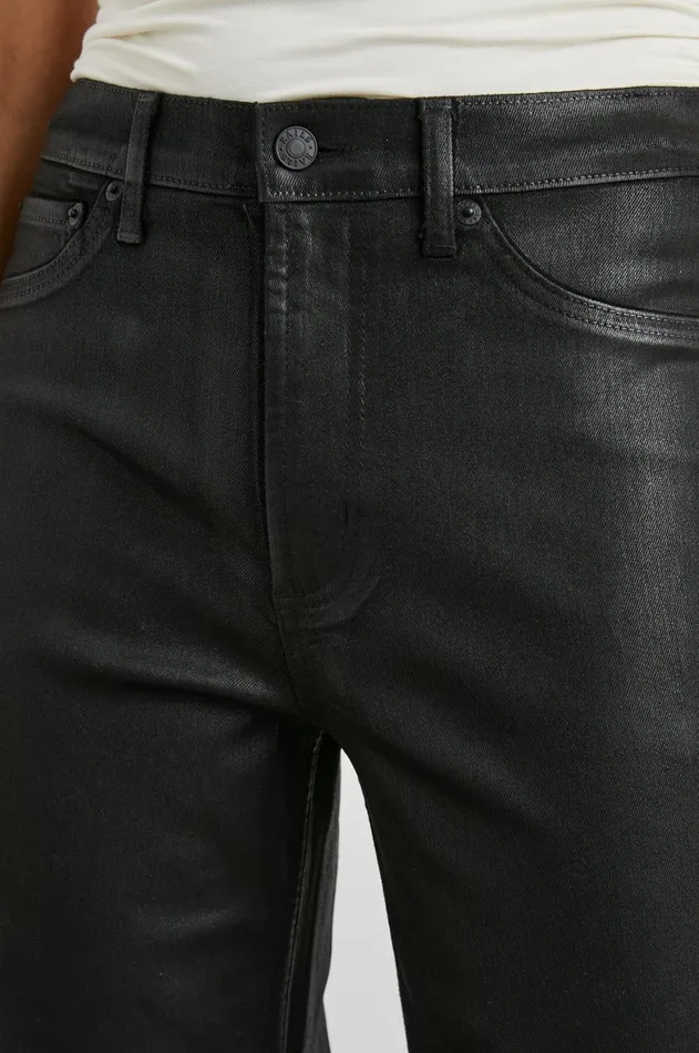 Denim Women Rails Getty Wide Leg Coated Noir