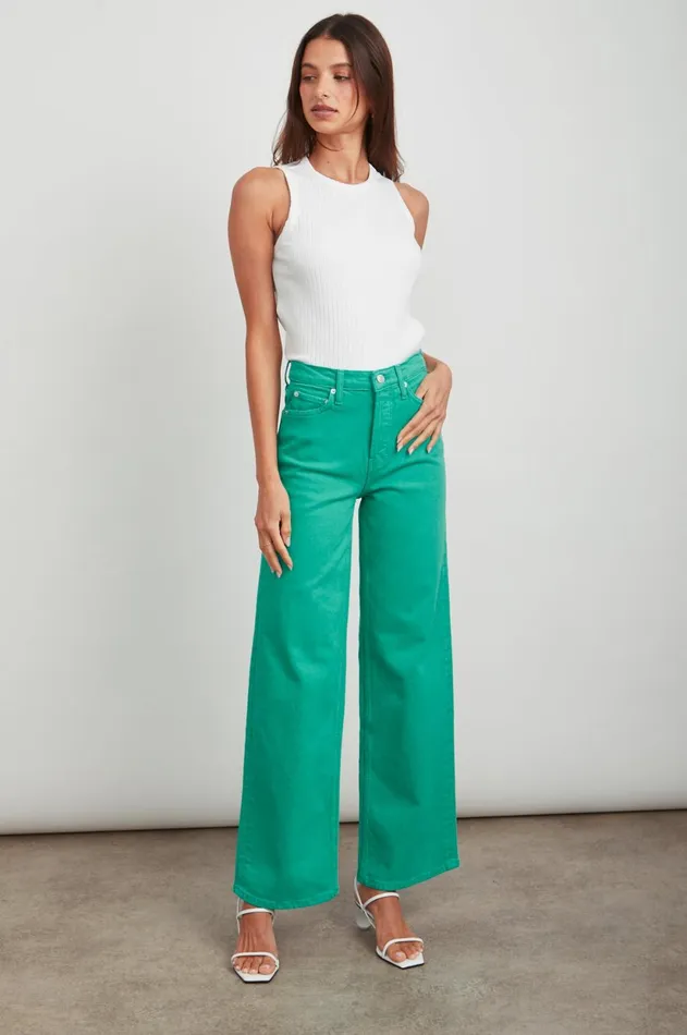 Denim Women Rails Getty Wide Leg Emerald