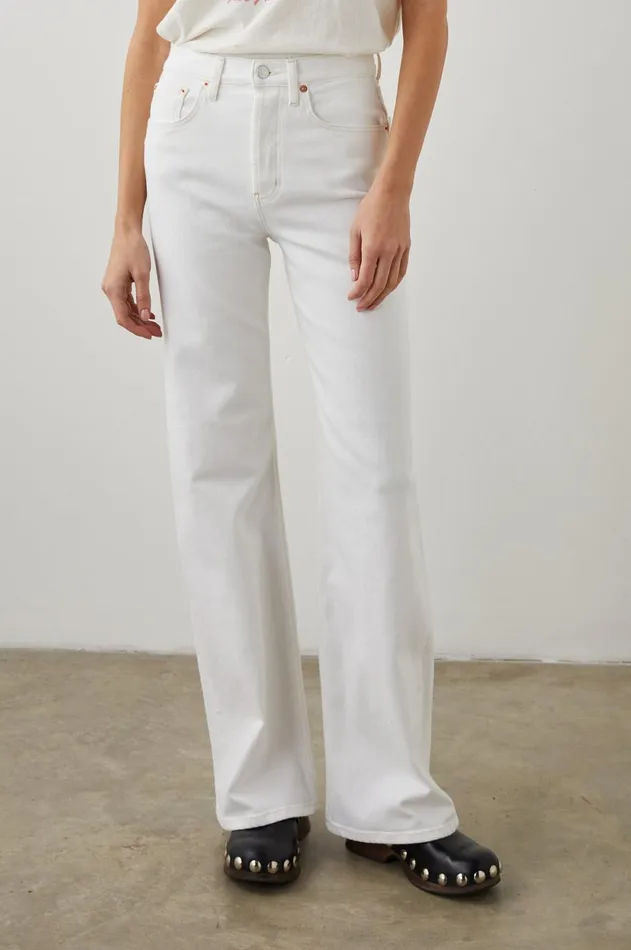 Denim Women Rails Getty Wide Leg Vintage Ecru