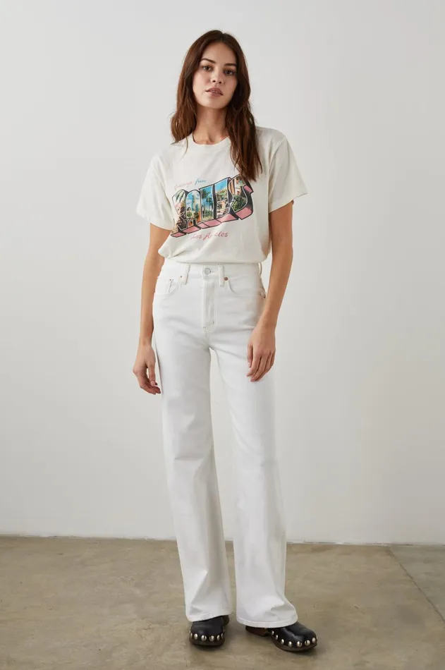Denim Women Rails Getty Wide Leg Vintage Ecru