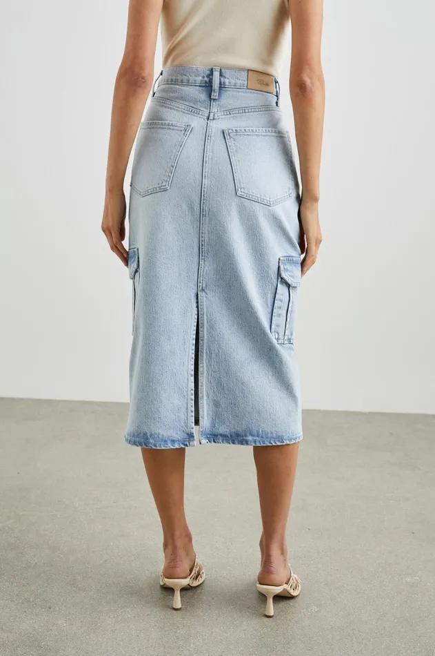 Denim Women Rails Highland Cargo Skirt Riviera
