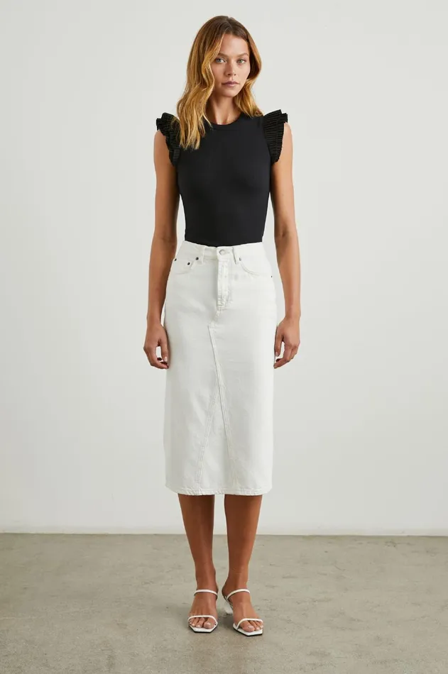 Denim Women Rails Highland Skirt Ecru