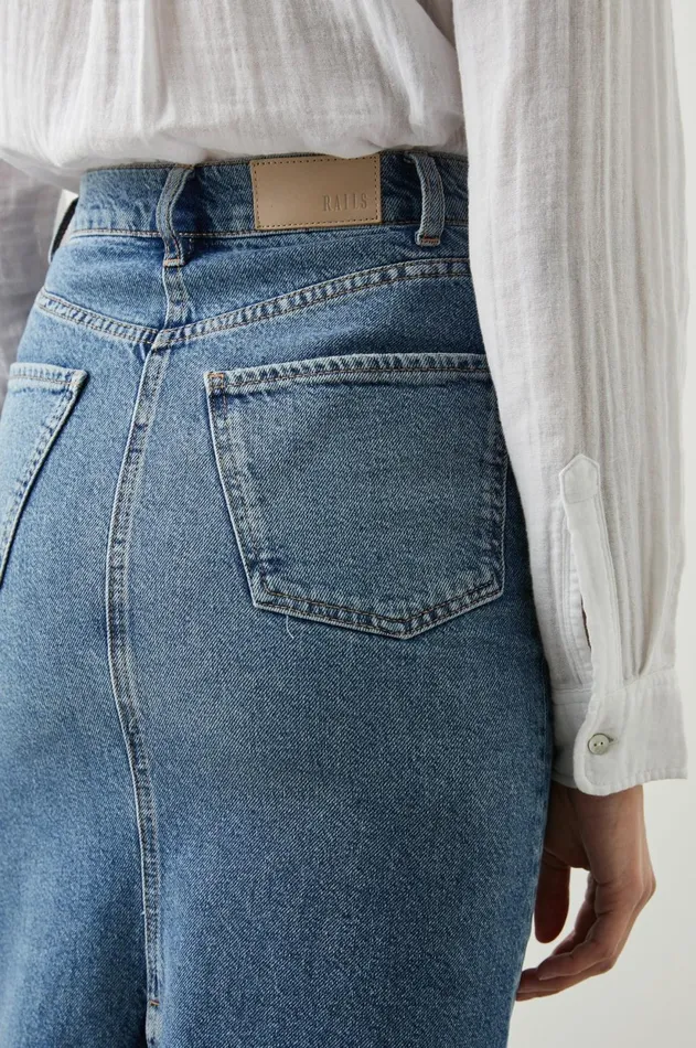 Denim Women Rails Highland Skirt Vintage Sapphire