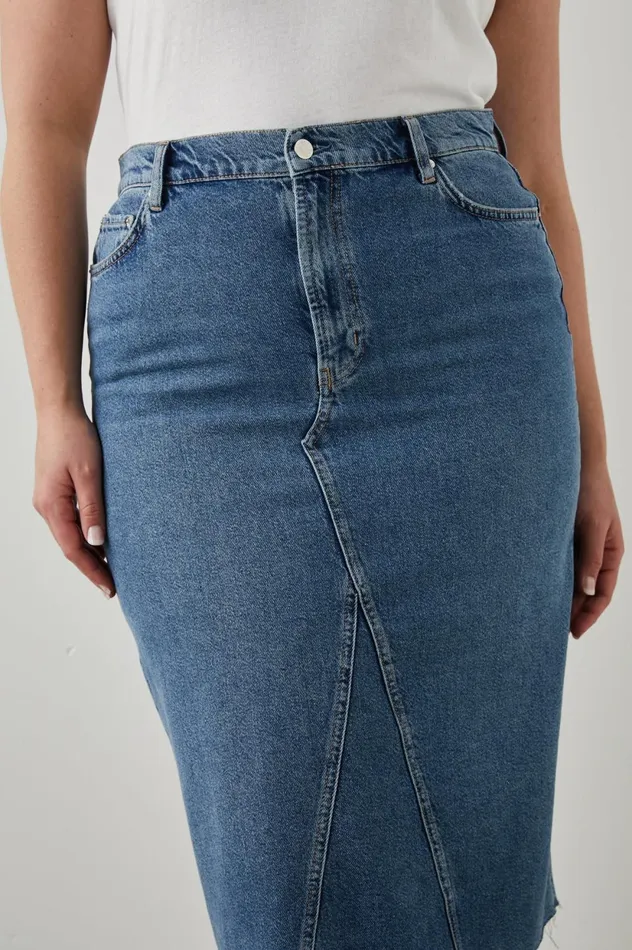 Denim Women Rails Highland Skirt Vintage Sapphire