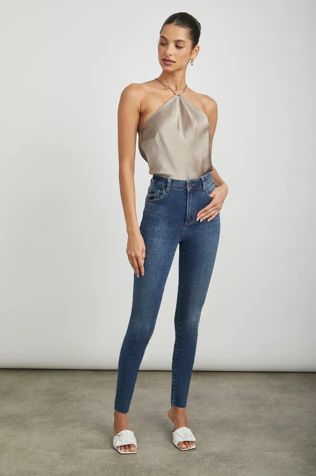 Denim Women Rails Larchmont Skinny Baltic Blue
