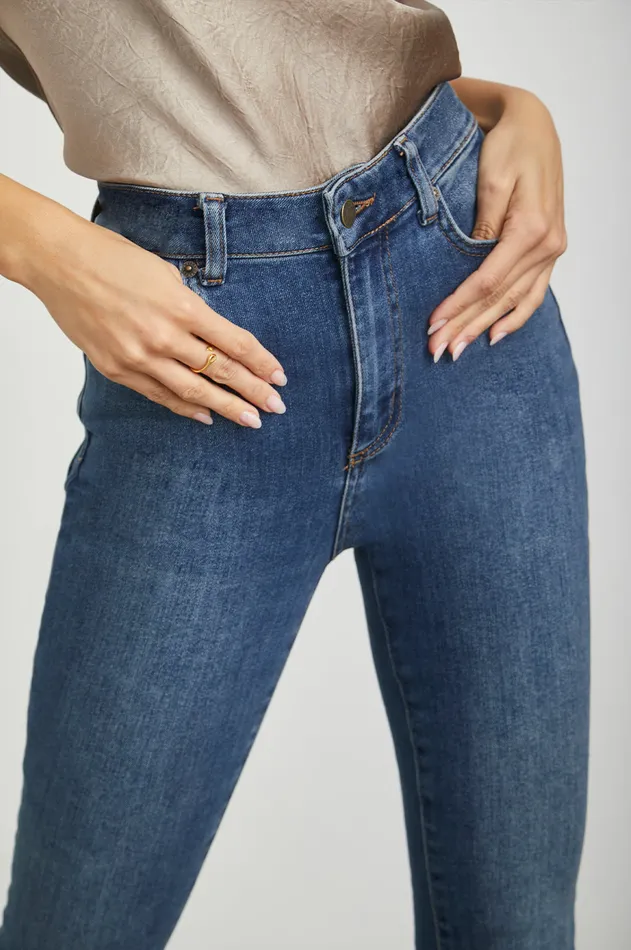 Denim Women Rails Larchmont Skinny Baltic Blue