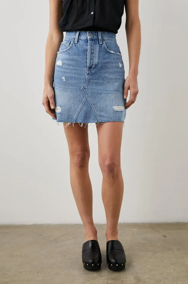 Denim Women Rails Laurel Skirt Marina Distress