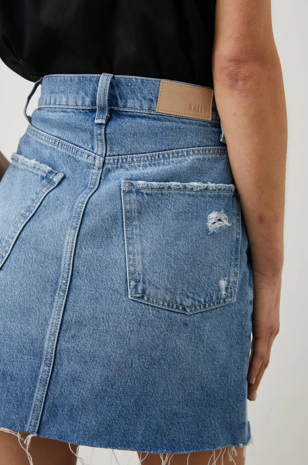 Denim Women Rails Laurel Skirt Marina Distress