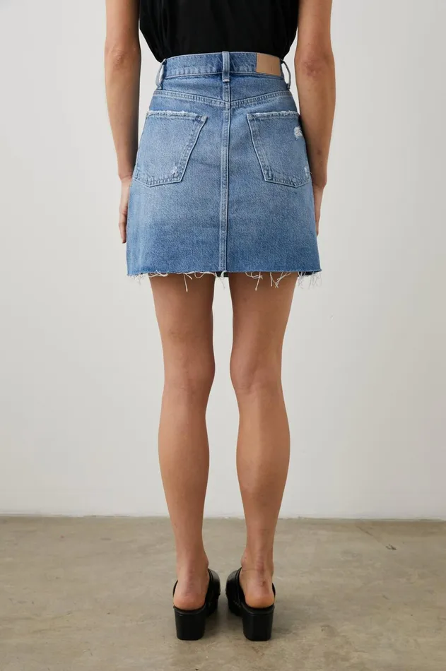 Denim Women Rails Laurel Skirt Marina Distress