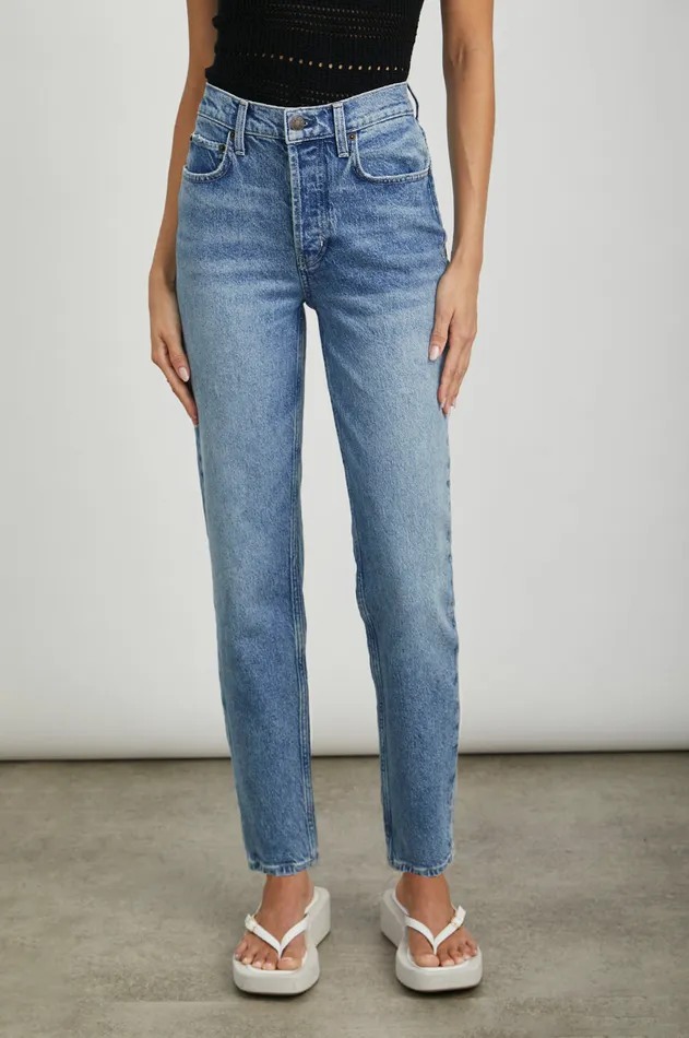 Denim Women Rails Melrose Slim Geranium