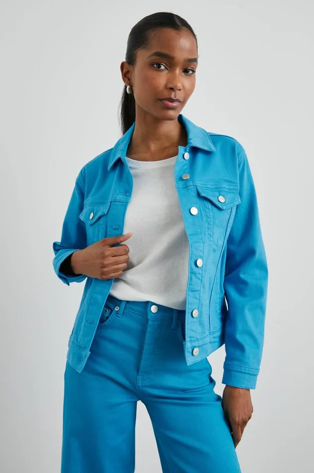 Denim Women Rails Mulholland Jacket Aquarius