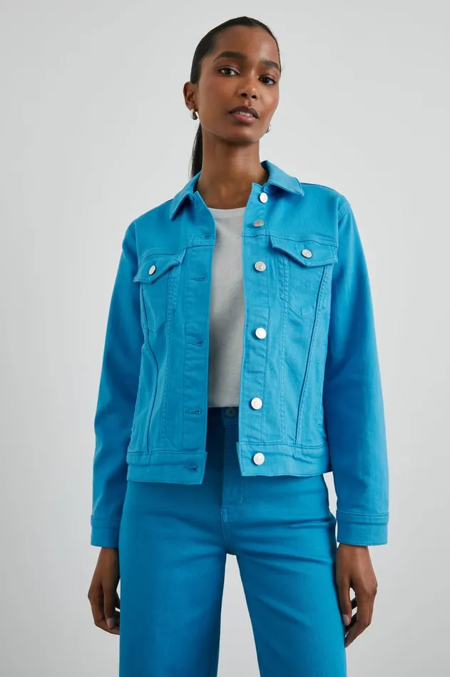 Denim Women Rails Mulholland Jacket Aquarius