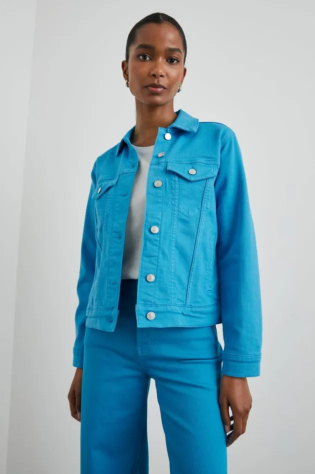 Denim Women Rails Mulholland Jacket Aquarius
