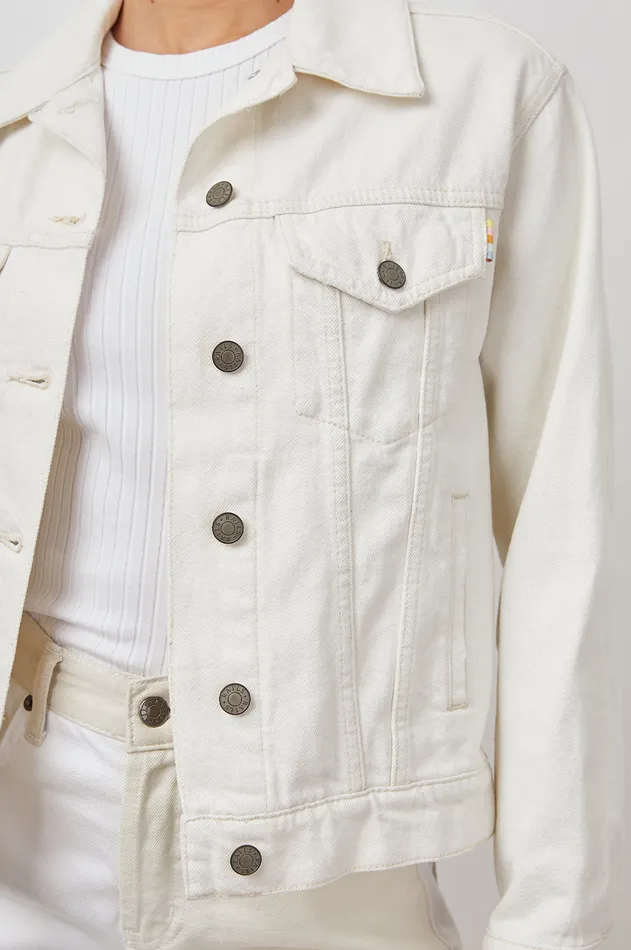 Denim Women Rails Mulholland Jacket Ecru