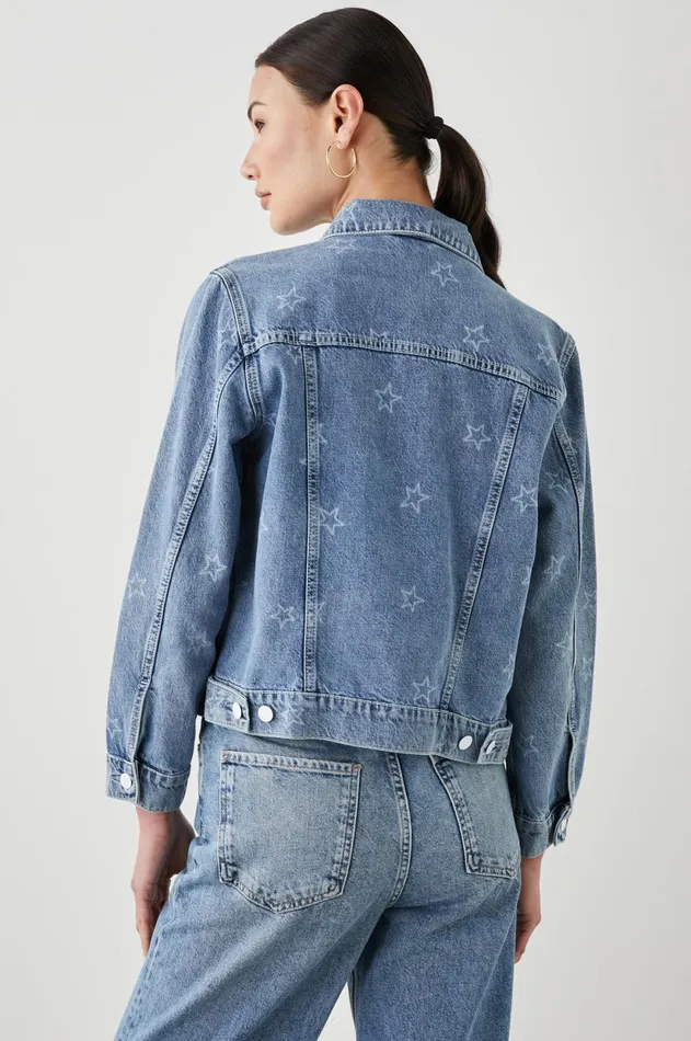 Denim Women Rails Mulholland Jacket Lady Liberty