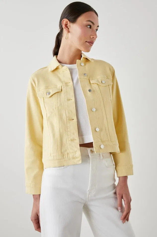 Denim Women Rails Mulholland Jacket Lemon Drop