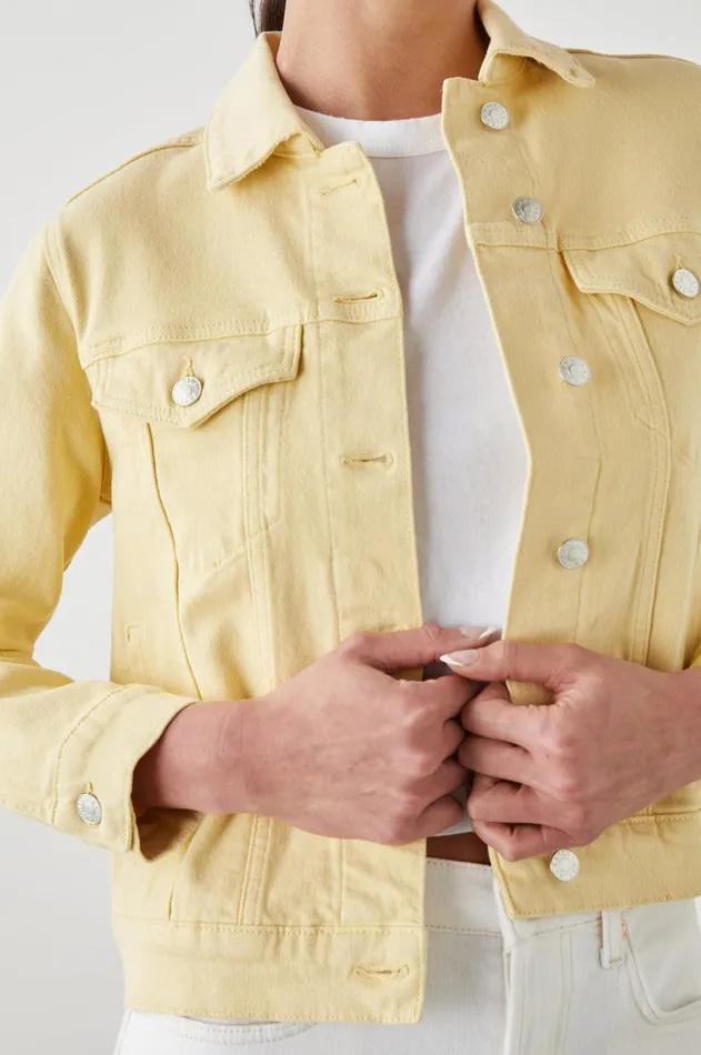 Denim Women Rails Mulholland Jacket Lemon Drop