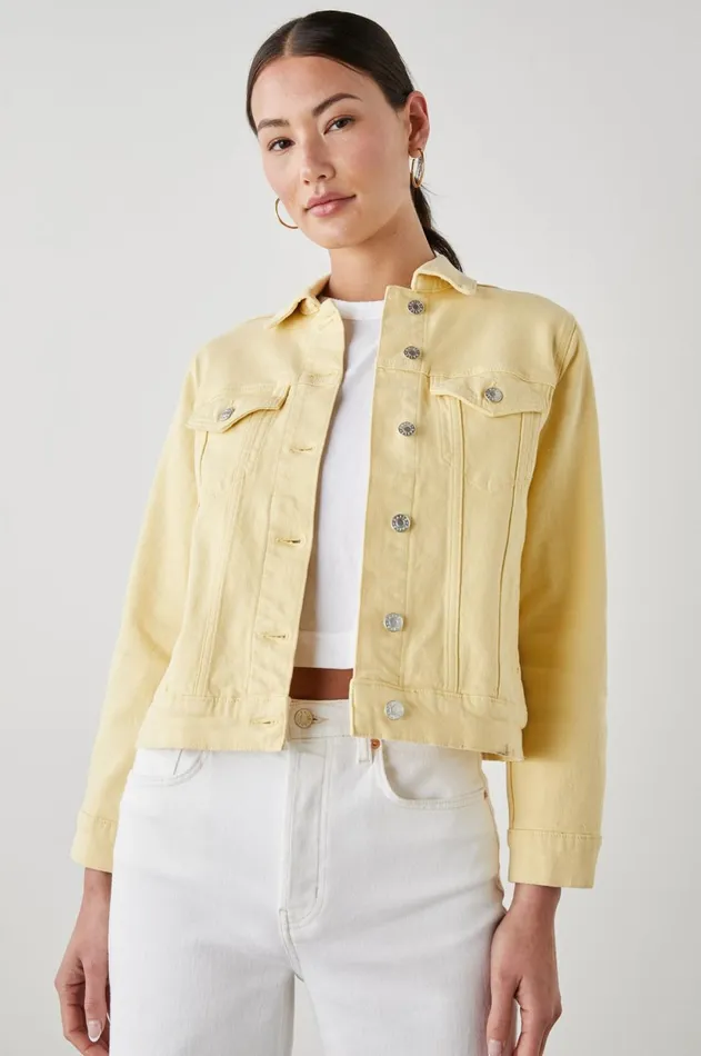 Denim Women Rails Mulholland Jacket Lemon Drop
