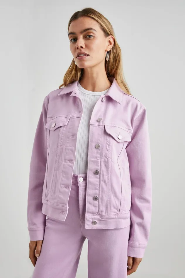 Denim Women Rails Mulholland Jacket Lilac