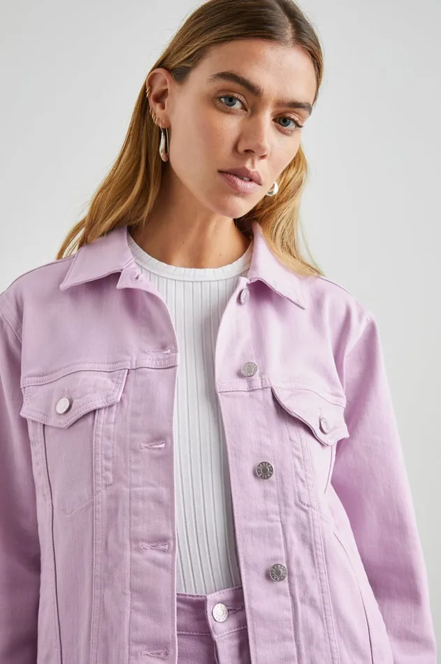 Denim Women Rails Mulholland Jacket Lilac