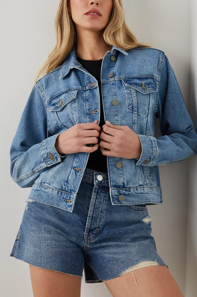 Denim Women Rails Mulholland Jacket Original Blue