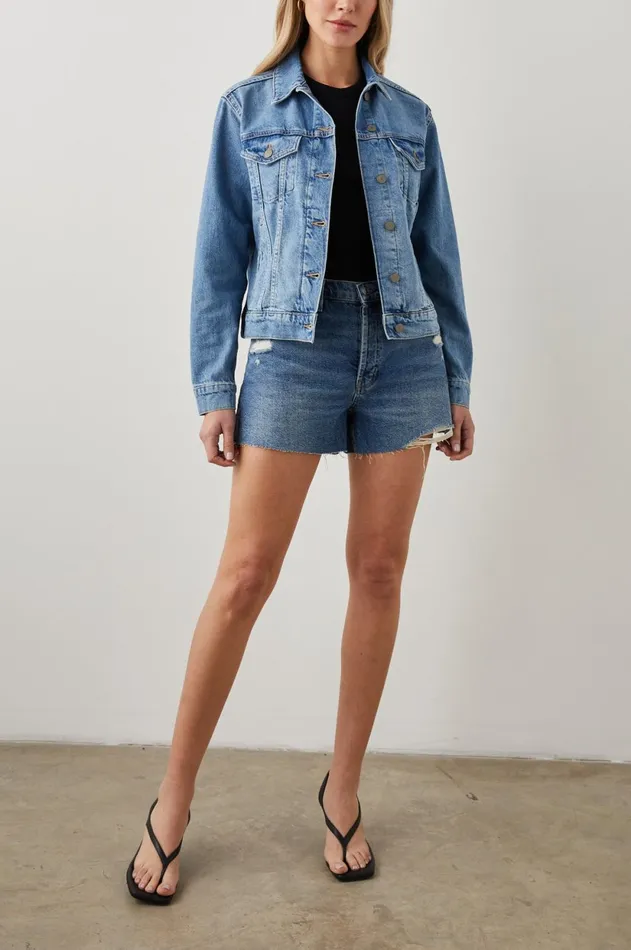 Denim Women Rails Mulholland Jacket Original Blue