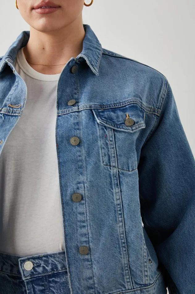 Denim Women Rails Mulholland Jacket Original Blue