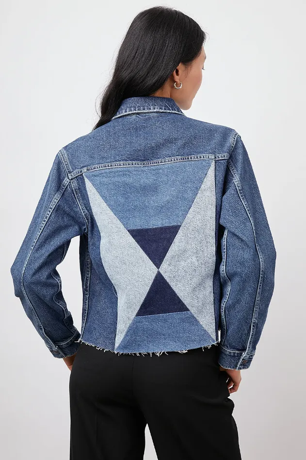 Denim Women Rails Mulholland Jacket Quilted Indigo
