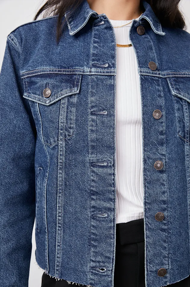 Denim Women Rails Mulholland Jacket Quilted Indigo