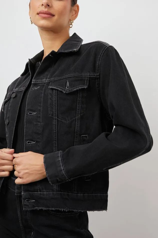 Denim Women Rails Mulholland Jacket Tarmac