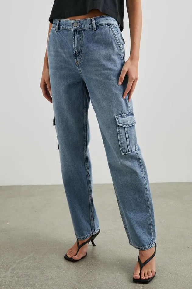 Denim Women Rails Speedway Cargo Pant Breezy Blue