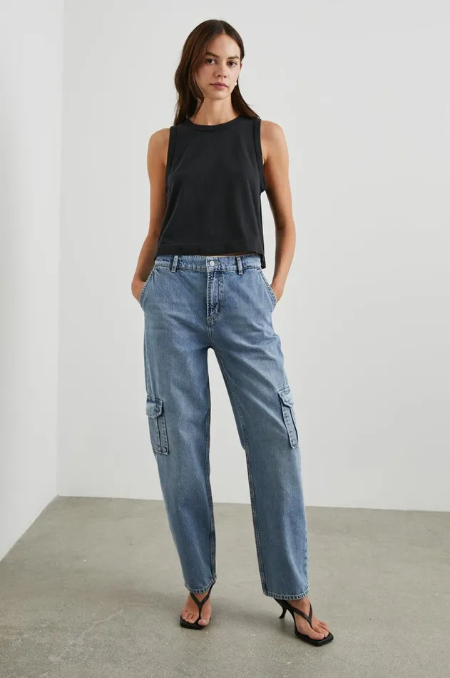 Denim Women Rails Speedway Cargo Pant Breezy Blue