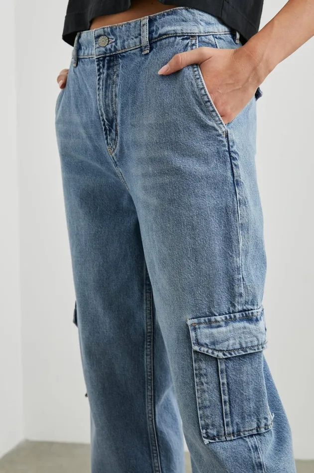 Denim Women Rails Speedway Cargo Pant Breezy Blue