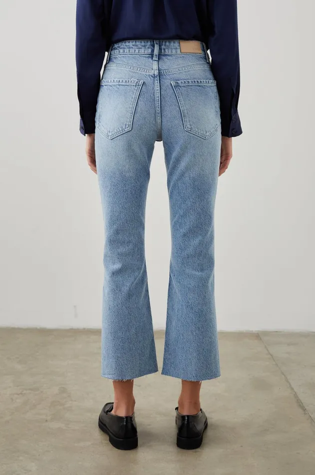Denim Women Rails Sunset Crop Slim Flare Snowbird
