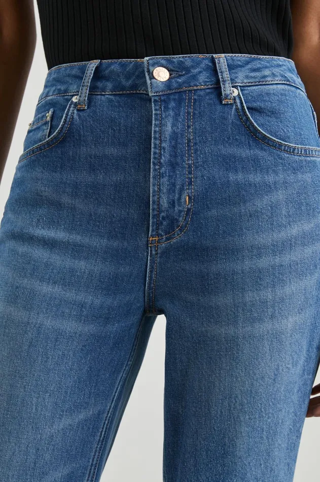 Denim Women Rails Sunset Crop Slim Flare Tidal Wave