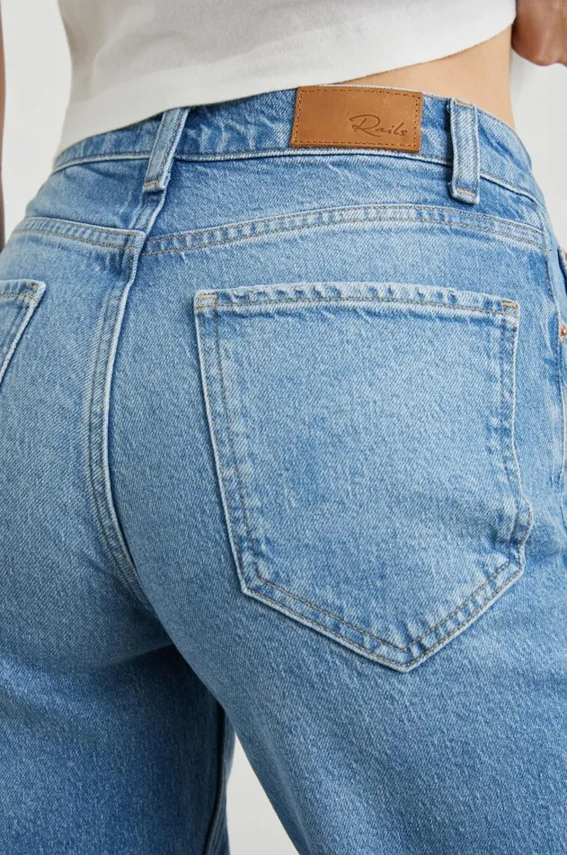 Denim Women Rails Topanga Straight Baja Blue