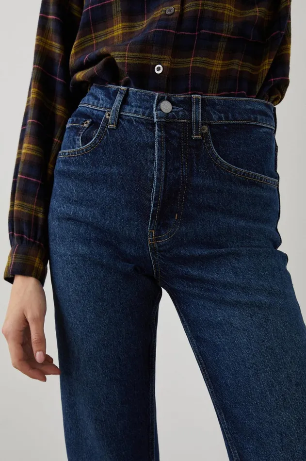 Denim Women Rails Topanga Straight Collegiate Blue
